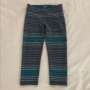 Athleta Girl Striped Leggings - L/12